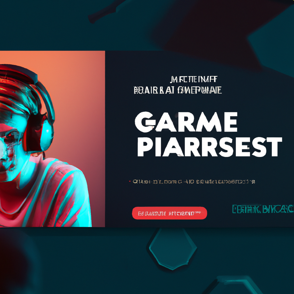 Player testimonial portrait with overlay